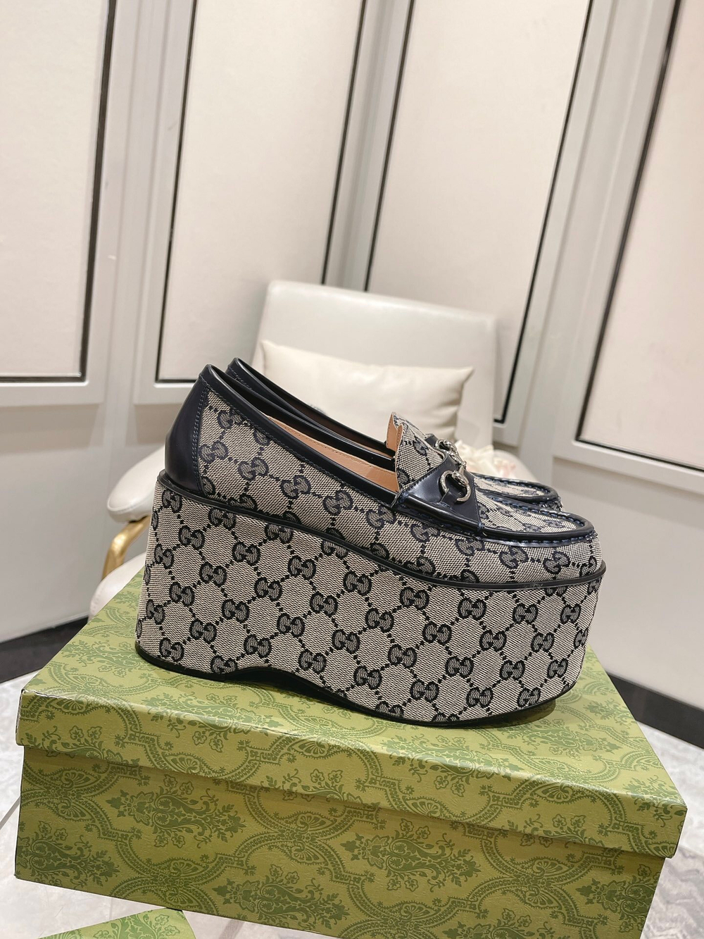 Gucci Horsebit Platform Loafer