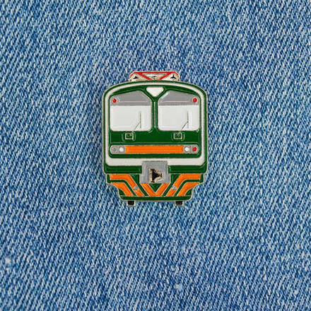 Значок электропоезд ЭД4М / ЭД9М зелёный