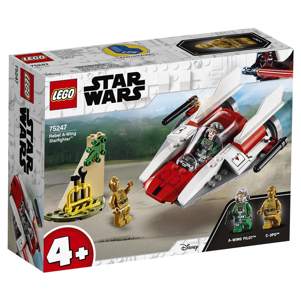LEGO Star Wars: Звёздный истребитель типа А 75247 — Rebel A-wing Starfighter — Лего Звездные войны Стар Ворз