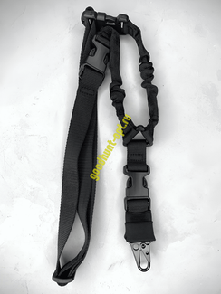 Тактический ремень на автомат одноточечный Черный