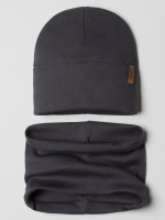 Шапка для мальчика осенняя со снудом