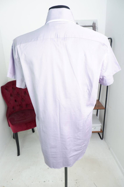 Рубашка White Cuff атласная, маркировка 42, визуально 50 размер