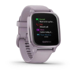 Смарт-часы Garmin Venu Sq орхидея с алюминиевым безелем,  с силиконовым ремешком, 010-02427-12