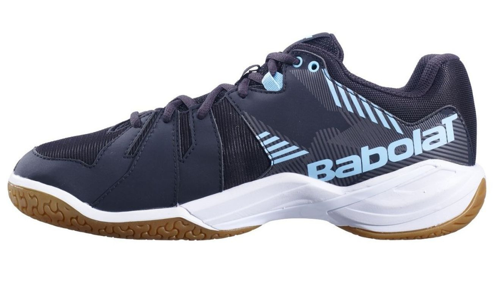 Мужские кроссовки для бадминтона/сквоша Babolat Shadow Spirit Men - black/light blue