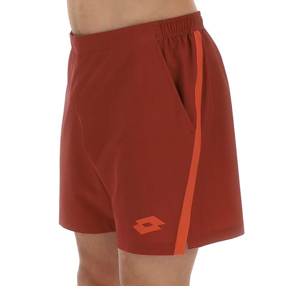 Теннисные шорты Lotto Tech IV D1 7" - red ochre
