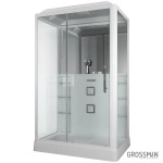 Душевая кабина Grossman Alba GR128L (90x135x225) дверь разджвижная,3 места