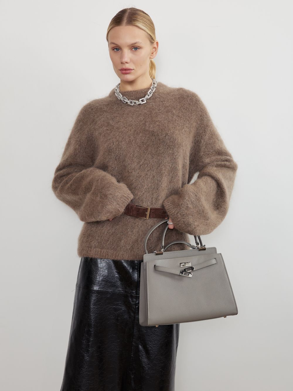 БАЗОВЫЙ РЕМЕНЬ ЗАМША ТЕМНЫЙ ШОКОЛАД