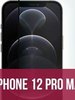 Защитное стекло iPhone 12 Pro Max 5D Zibelino black