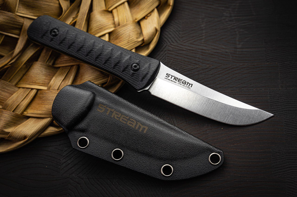 Туристический нож Stream CPM 154 StoneWash Limited Edition