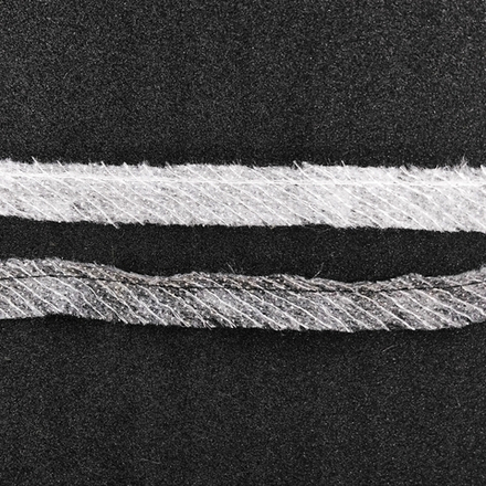 Тесьма усиленная P012/SZEWBAND клеевая с прошивкой   12 мм