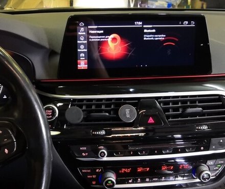 Магнитола BMW 5 (G30) 2017-2020 EVO - Parafar PF5538a138/128 монитор 10.25" на Android 13, 8Гб+128Гб, CarPlay, 4G SIM-слот