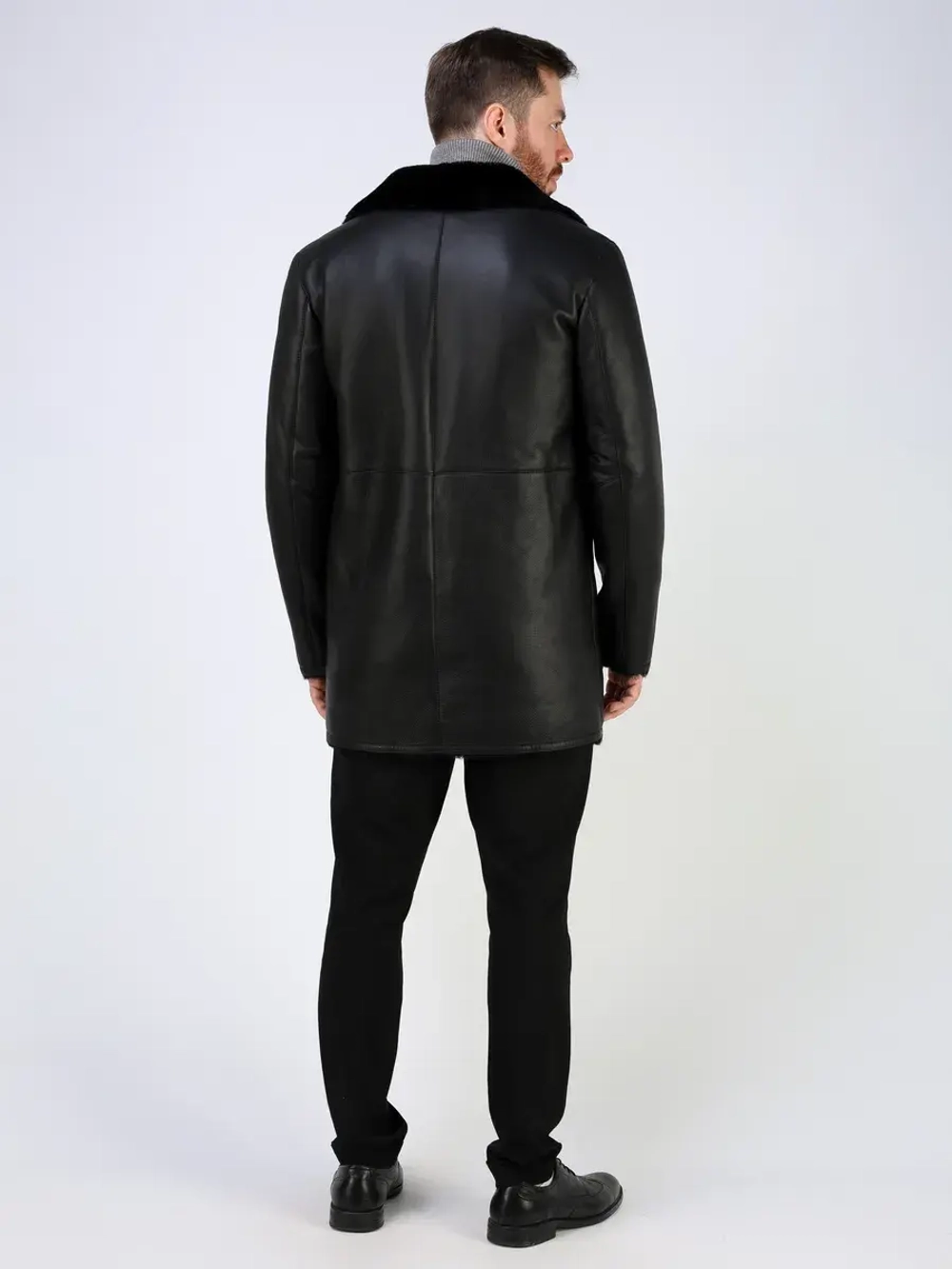 Дубленка зимняя натуральная куртка - пальто