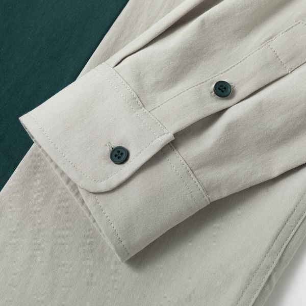 Сорочка Puff изумрудный/серый - фото 8