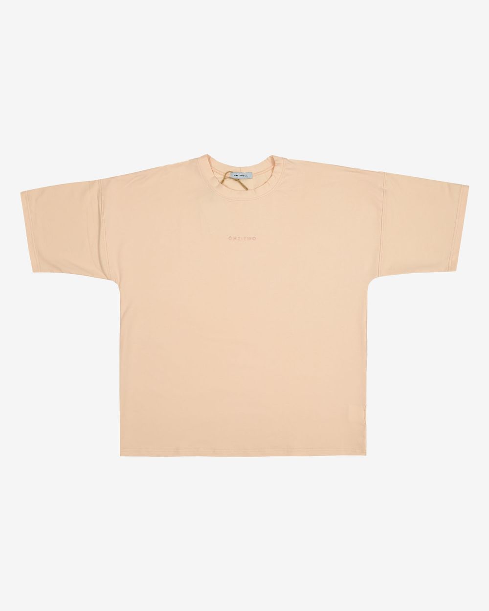 Футболка One Two Logo Vanilla Cream