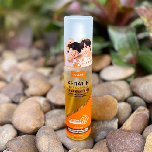 Жидкий кератин для восстановления поврежденных волос Keratin Leave In Oil Spray Lolane Natura