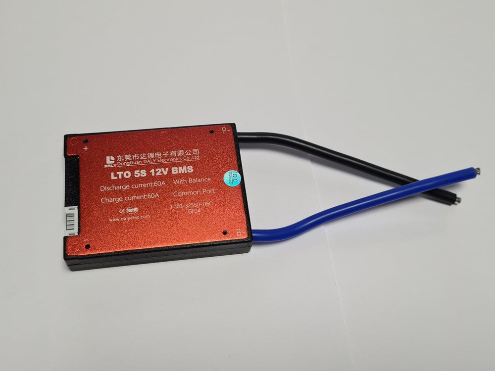 Плата контроля BMS LTO 5S 12V 60A
