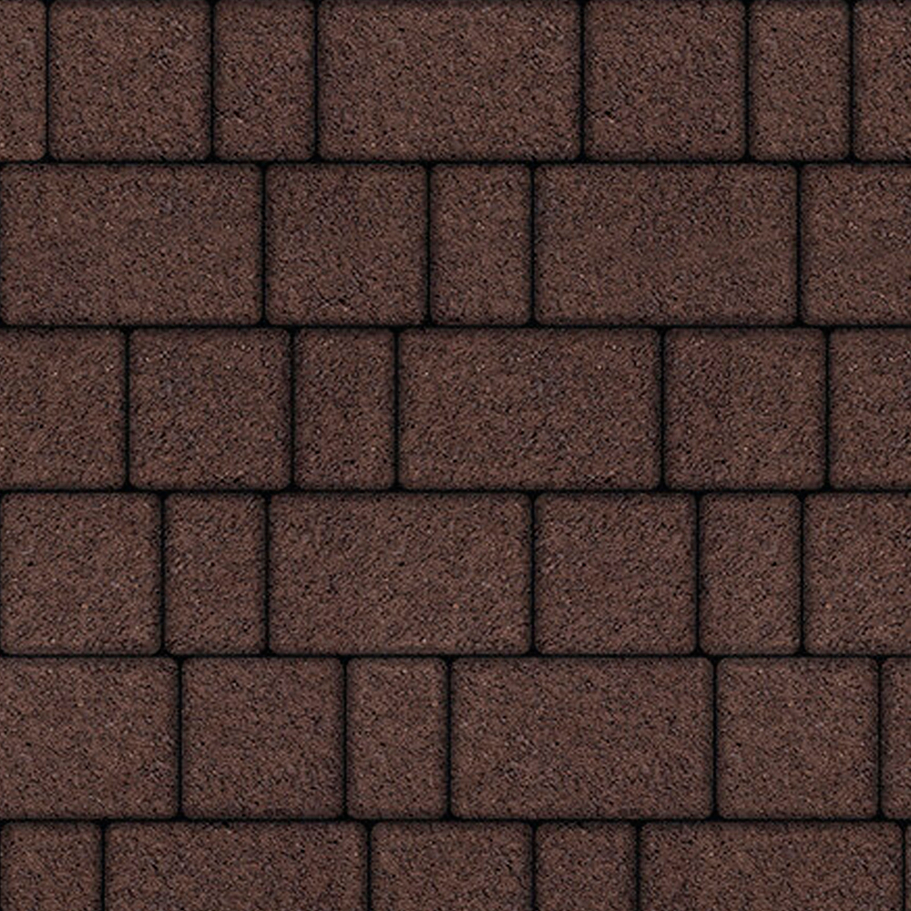 ГРАНИТНАЯ ТРОТУАРНАЯ ПЛИТКА СТАРЫЙ ГОРОД - Б.1.ФСМ.6 ГРАНИТ КОРИЧНЕВЫЙ, КОМПЛЕКТ ИЗ 3 ВИДОВ ПЛИТ