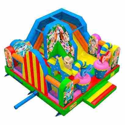 Коммерческий надувной батут «Зайка Степашка 2» 5*5*2,8 м