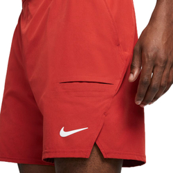 Мужские шорты теннисные Nike Court Dri-Fit Advantage Short 7in M - cinnabar/white