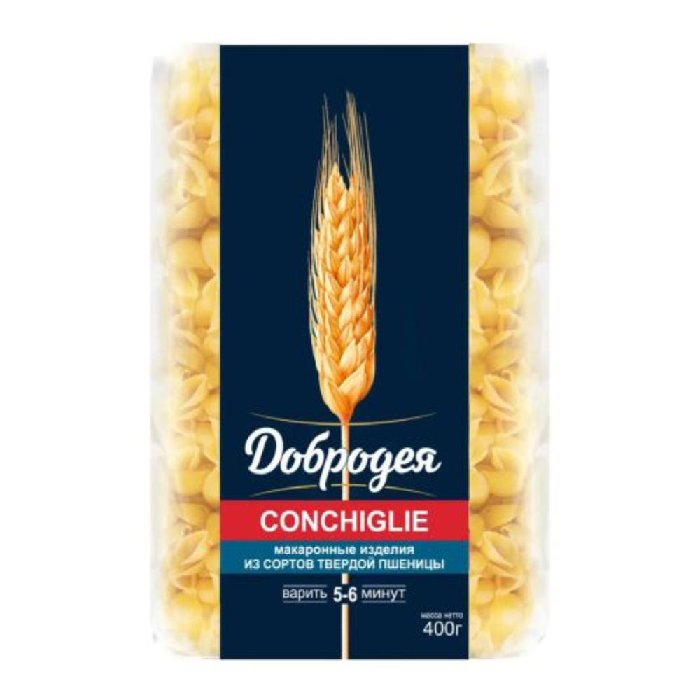 Макароны Conchiglie Добродея 400 гр