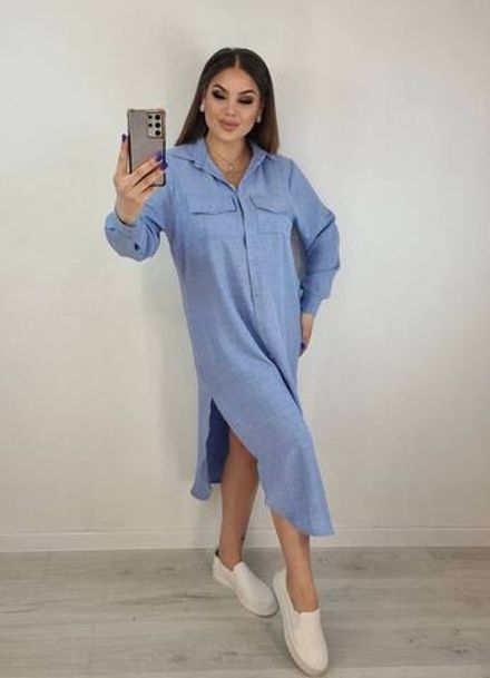 Платье-рубашка 01486-2 Fabrika Фото 2