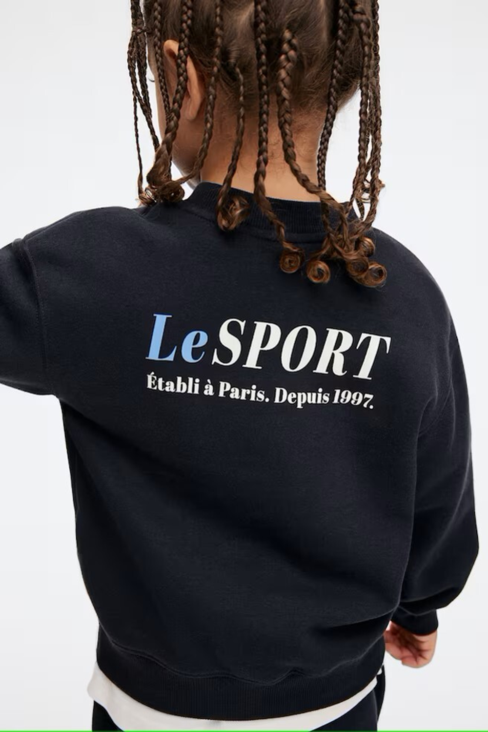 H&M Комплект из брюк-джоггеров и толстовки с принтом, черный