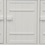 Белый деревянный комод Карлос 3 двери, 160х45х90