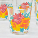 Набор стаканов "Гибискусы" 6шт 250мл (низкие)