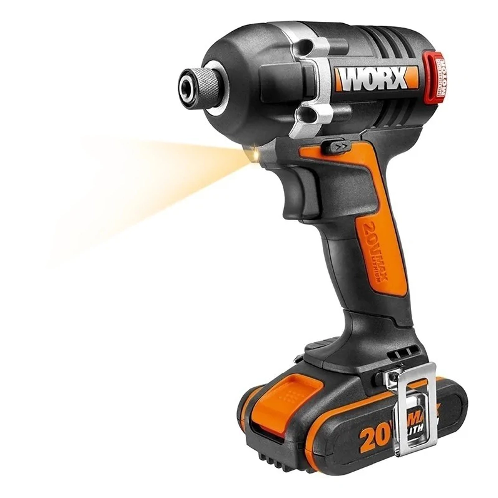WORX WX292 аккумуляторный винтоверт (2 x 2 Ач, ЗУ)
