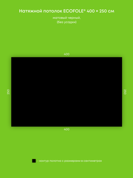 Натяжные потолки 10 м2, 12.5 м2