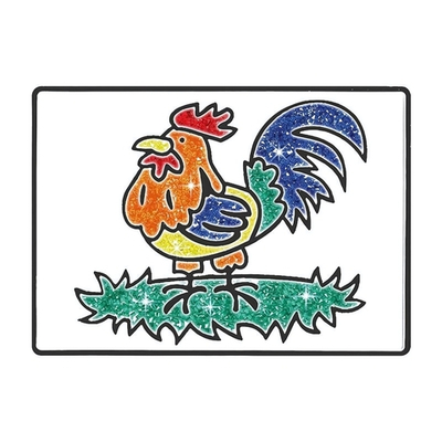 Набор для детского творчества, картина кристаллами "Петушок" 10х15см (Maxiart)