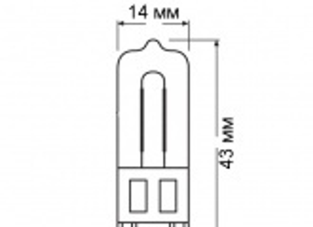 Лампа галогенная капсульная Osram 66733 ECO Halopin 33W (40W) 220V G9 4008321226341