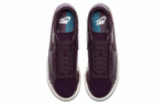 Кроссовки Nike Blazer Low Nocturne Port Wine (Женская размерная сетка)