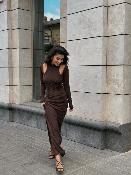 Платье двойное