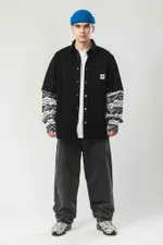 Рубашка Codered Glitch Stripes Arm черный