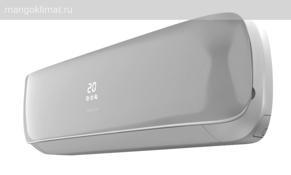 Инверторная сплит-система Hisense серии SILVER CRYSTAL SUPER DC Inverter AS-13UW4RVETG01(S) (комплект)