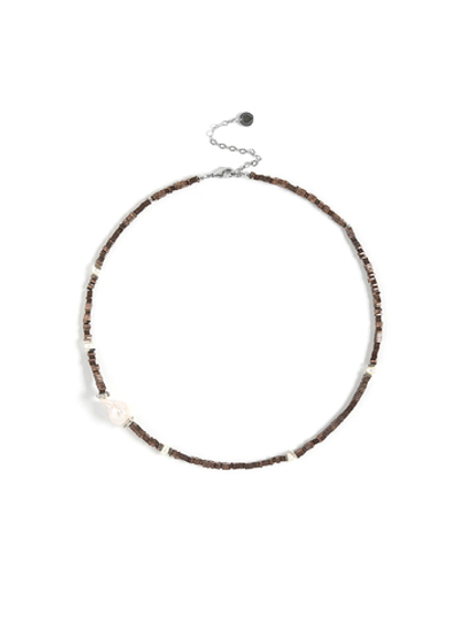 Чокер "Hematite sea bottom" Silver