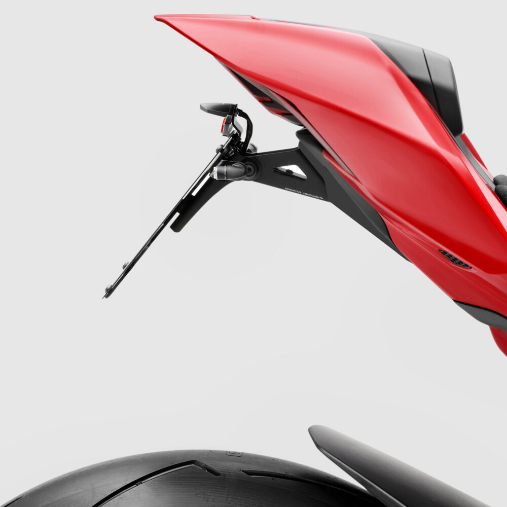 PT546B RIZOMA FOX PLATE HOLDER W/ FR429B OEM INDICATORS ADAPTERS (P V2/V4, SF V2/V4)