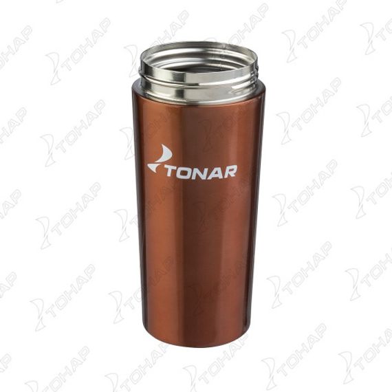 Термос-кружка (HS.TMК-02) 400ML кофейный TONAR