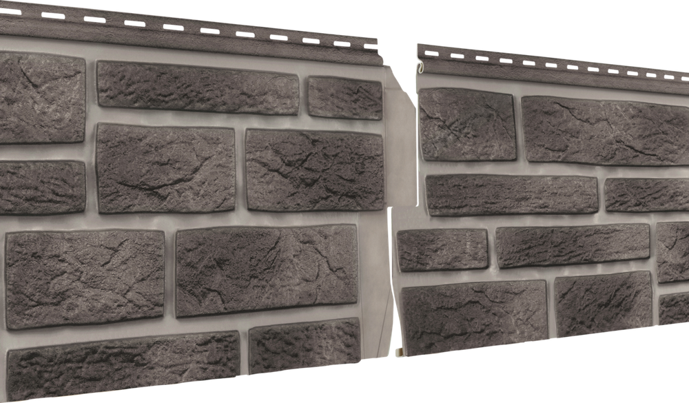 Фасадная панель Ю-пласт Стоун-Хаус S-Lock Таганай туманный 1,95*0,290м