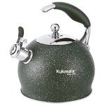 Чайник из нержавеющей стали, со свистком,3л, MALACHITE