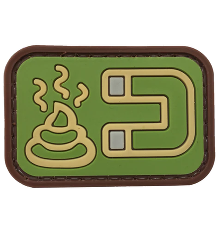 Шеврон Shit Magnet PVC. Мультикам