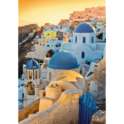Pazl / Пазлы / Puzzles - "1000 Premium Plus" - Photo Odyssey: Town of Oia, Santorini