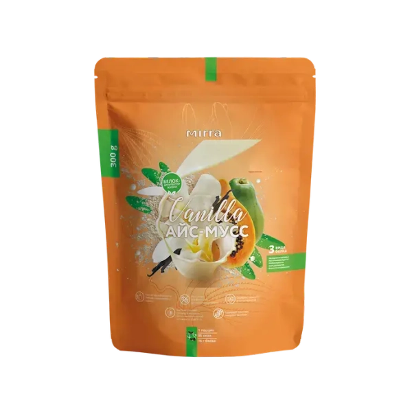 Протеиновый коктейль Ванильный Айс-мусс 300 г (дой-пак)