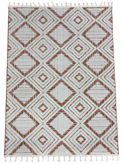 Ковер Vicenza B0142A Cream/Orange Прямоугольник