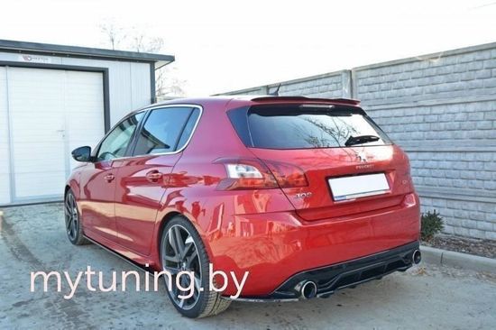 Накладка на бампер задний для PEUGEOT 308 II GTI 15-...