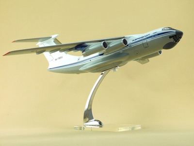 Модель самолета Ил-76МД (М1:100, АЭРОФЛОТ, RA-78850)