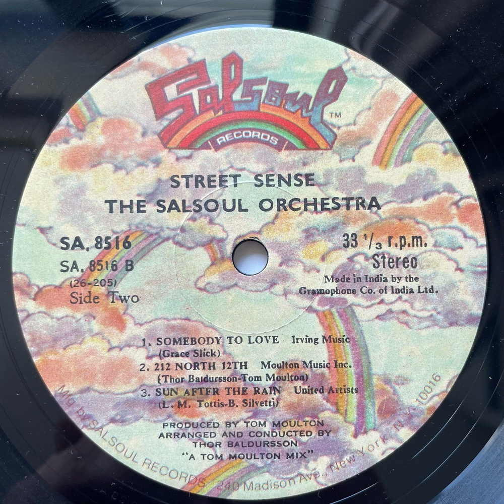 Винтажная виниловая пластинка LP The Salsoul Orchestra Street Sense (Австралия 1979)
