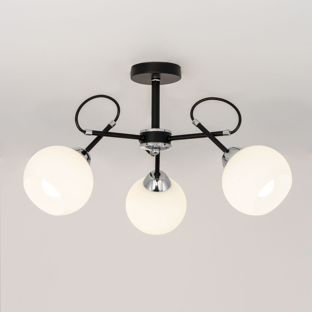 Citilux Стивен CL141231 Люстра потолочная Чёрная