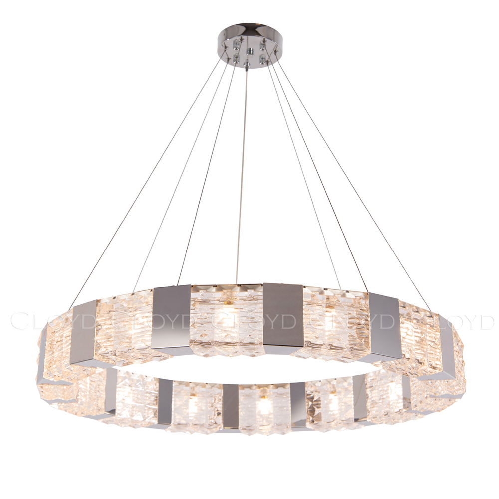 Люстра Cloyd CORUND-A C14 / Ø80 см - хром (арт.10412)
